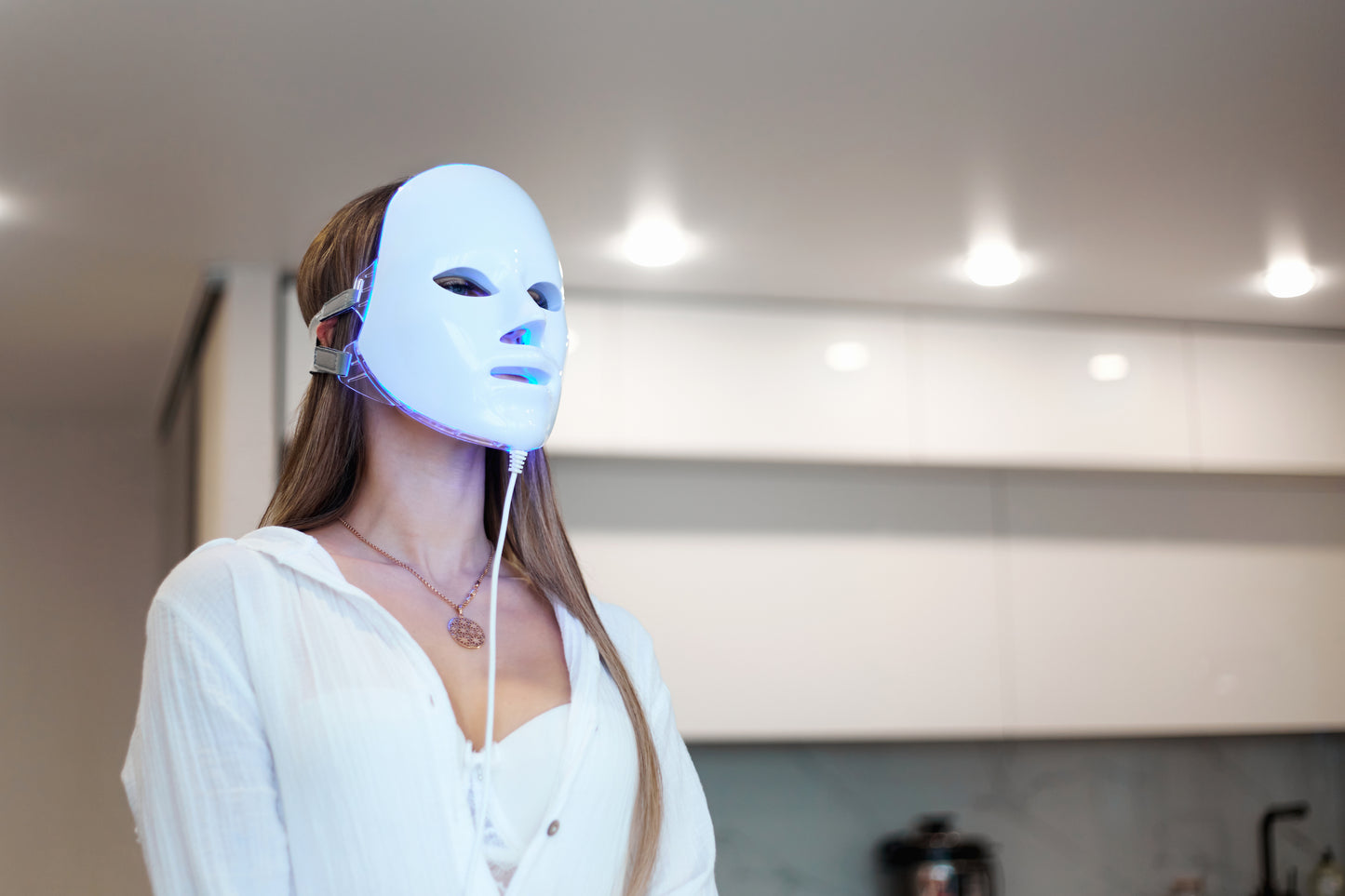 Red light therapy face mask